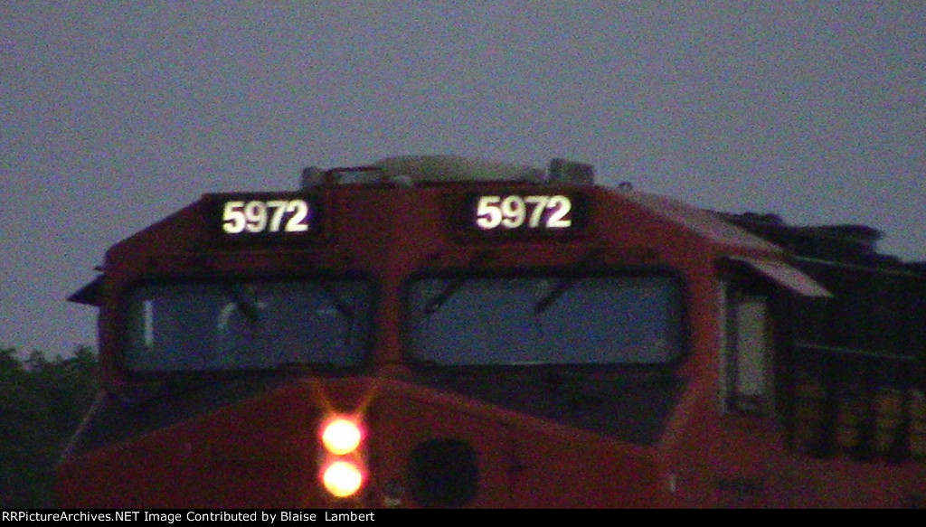 BNSF numberboards